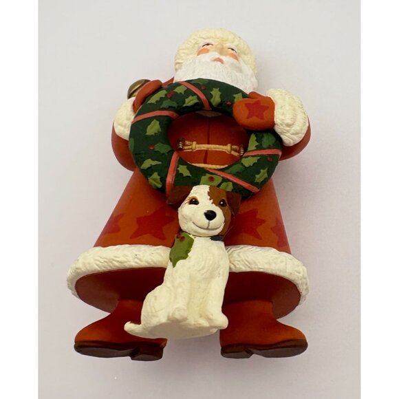 Hallmark Keepsake Santa's Friend Christmas Tree Ornament Marjolein Bastin 1997 - Picture 6 of 8